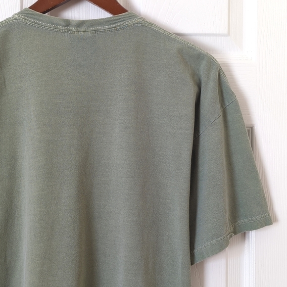 Anvil 2000 Y2K Vintage Hershey's Chocolate Short Sleeve Crewneck T-shirt Sage L - Picture 10 of 10